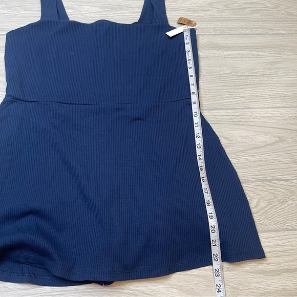 Pink Victoria's Secret Navy Blue Square Neck Active Dress Skort Size XXL New - Picture 10 of 16
